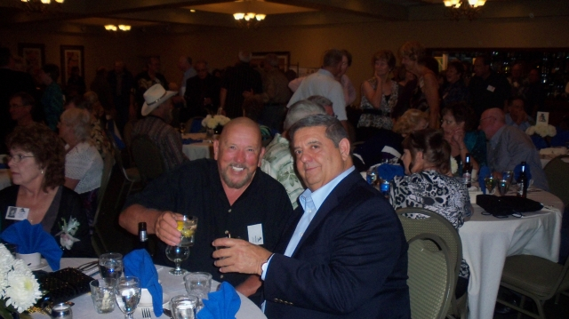 Stan Houck & Benny Volpe enjoy a laugh about the good ole days