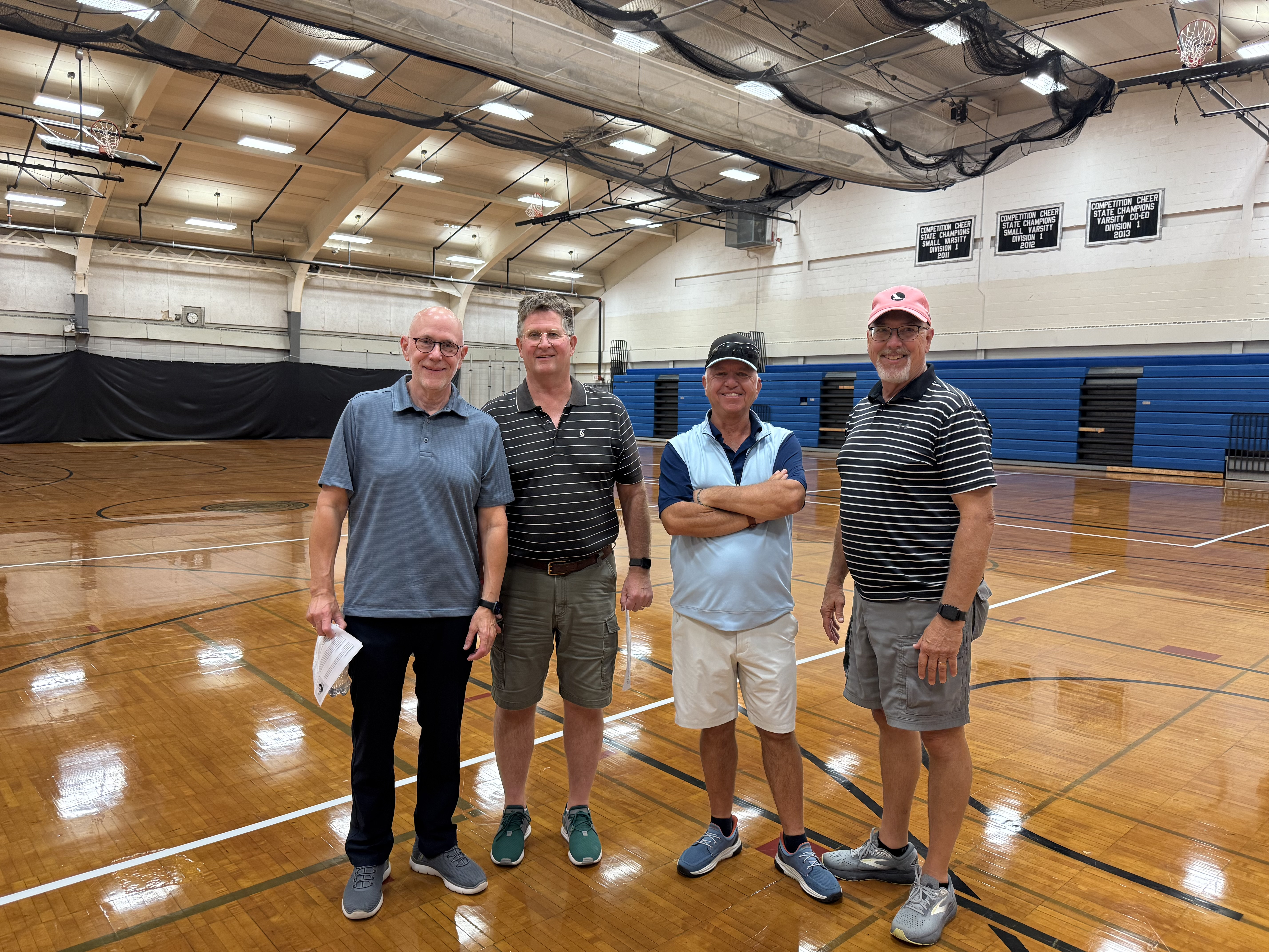 The original gym - Gay W, Greg T, Dan L, John L