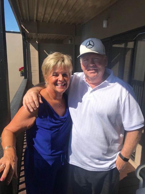 Debbie and brother Darryl Rustrum