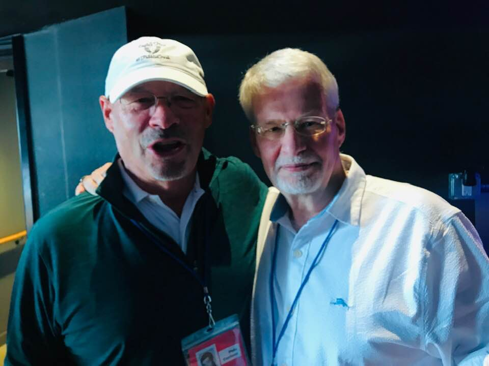 Pete Carlson (70) and Mike Hillier