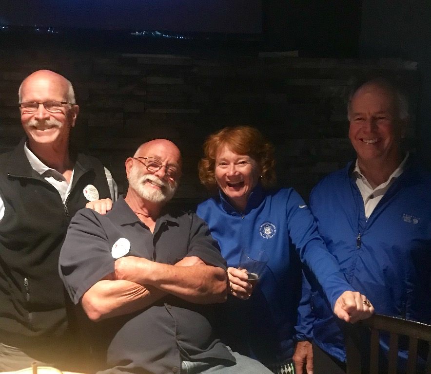 Tom,Pete, Ann Newland & Hubby