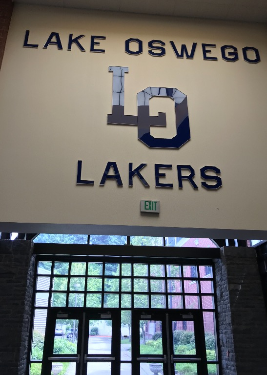 Wall murals by visual arts students 