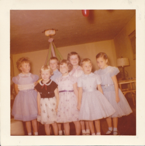 1958 Nan N. Kathy B. Barb T. Kathy? Barbara L. Margi M. Stephanie R.