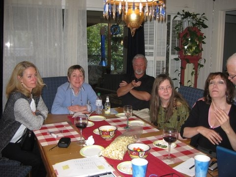 Kris, Kris, Don, Denise, Jane and a bit of Dave