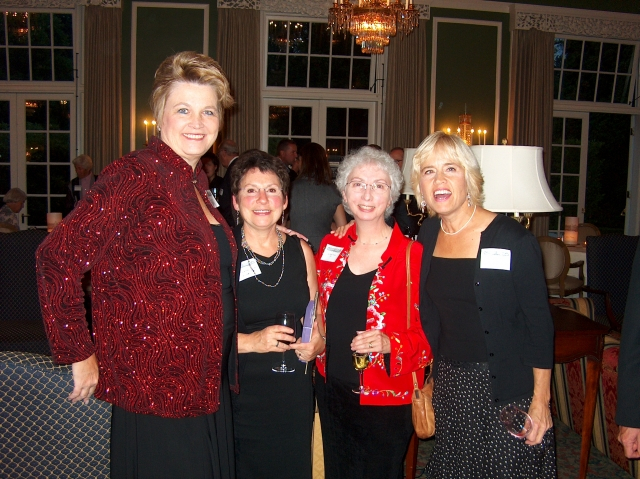 Lauri Hein, Chris Porter, Janet Higley and Jane Lee at Riverdale Reunion at Waverly Country Club October 4, 2008