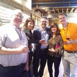From left to right - Hugh Cameron, Rosanne Carcasole (Cull), John Cvecich, Michelle Cook and Martin Kehoe