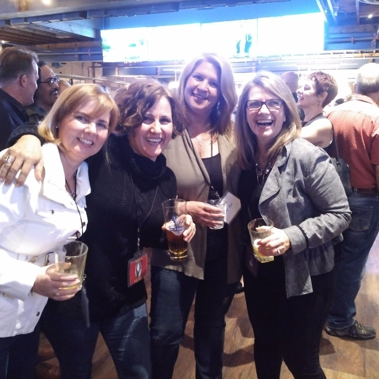 From left to right - Michelle Murphy (Bradley), Paula Nunes, Cynthia Carter and Helen Patterson (Szymanski)