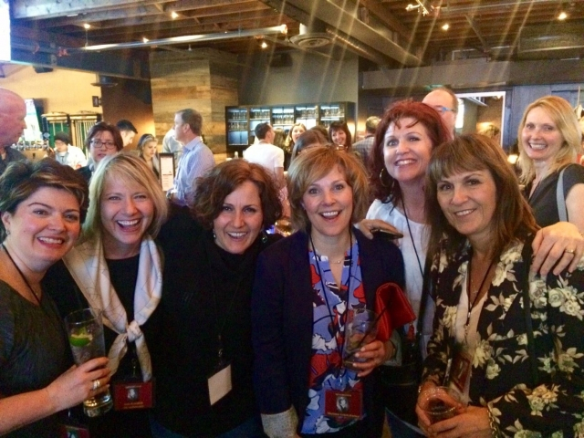 From left to right - Diana Morrone, Ania Kordiuk (Orzechowski), Paula Nunes, Marianne Leitch (Forma), Bernadette Dolha (Taylor), Pryde Kramarich. (In the back - Annette Grot)