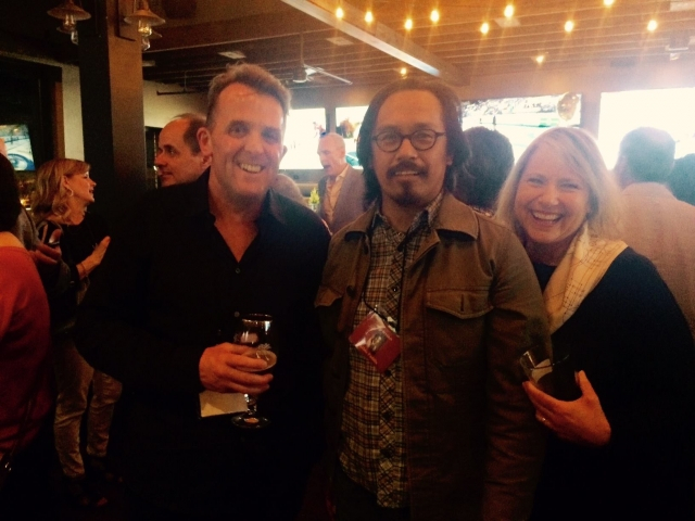 From left to right - Nigel Killeen, Rizaldo Padilla and Ania Kordiuk (Orzechowski)