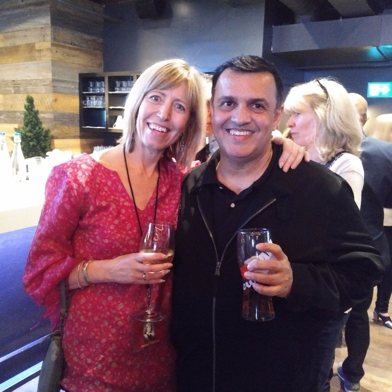 Janine Travers and Sam Santino