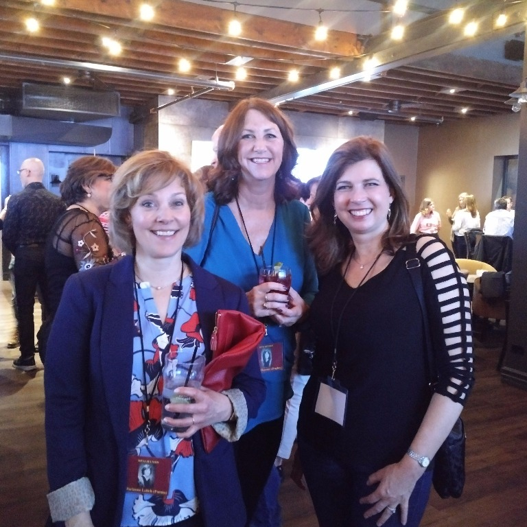 Marianne Leitch (Forma), Elaine Thurner (Hughes) and Lucia Weiler (Heim)