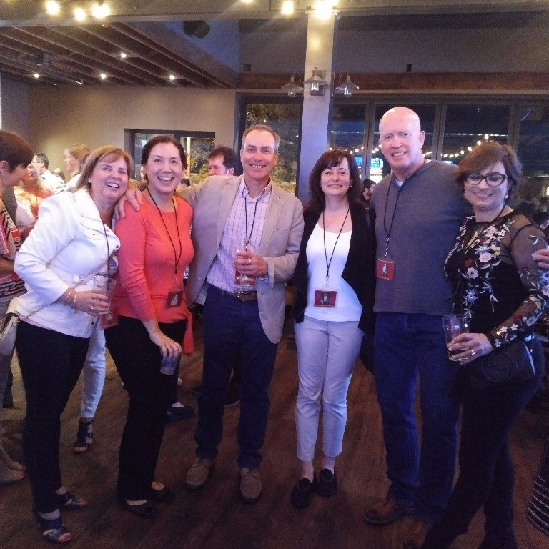 Michelle Murphy (Bradley), Lisa MacDonald (Wong), Jim Jarvis, Barb Castellan (Wittmann) and Marty OGrady