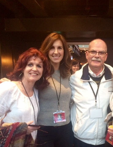 Right left to right - Bernadette Dolha (Taylor), Michelle Alosinac and Jerry Hryhorsky (Mr. H)