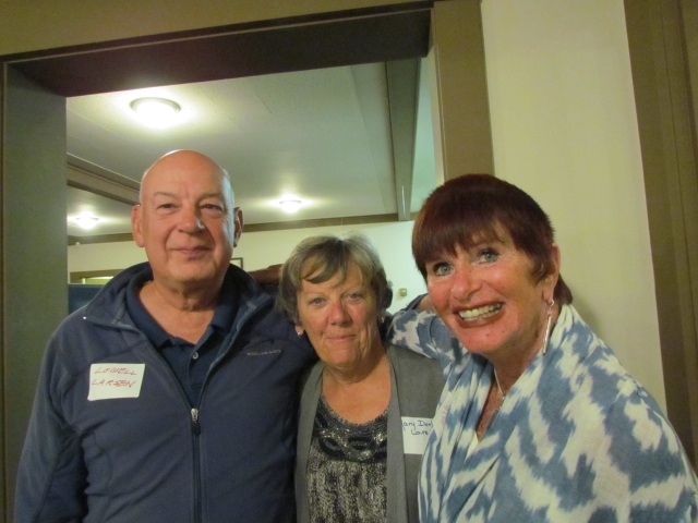 Lowell Larsen, Mary Dooley Larsen, and Jane Pauley