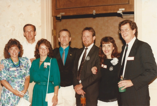 Class of 69 20-year Reunion (L to R: Maryann Novak (?), Casey Courneen, Sharon Teese, Hal Goodwin, Eric Janson, Sue Roller, John Watters)
