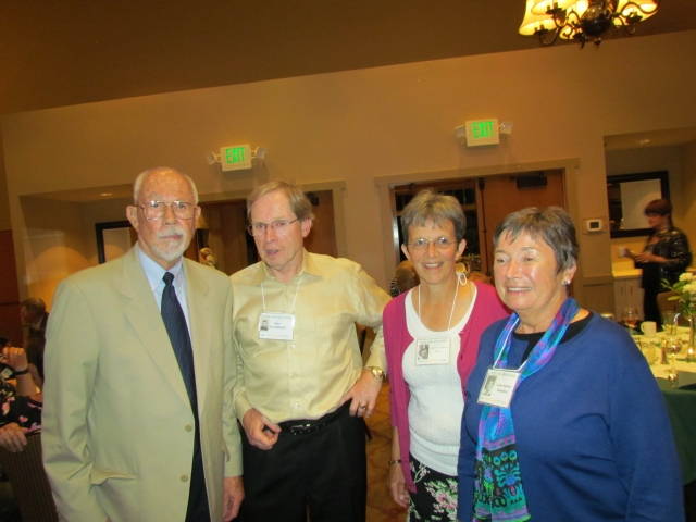 Principal Carl Fynboe, Mac McGregor, Fran Merrill & June Halmo Steinfeld
