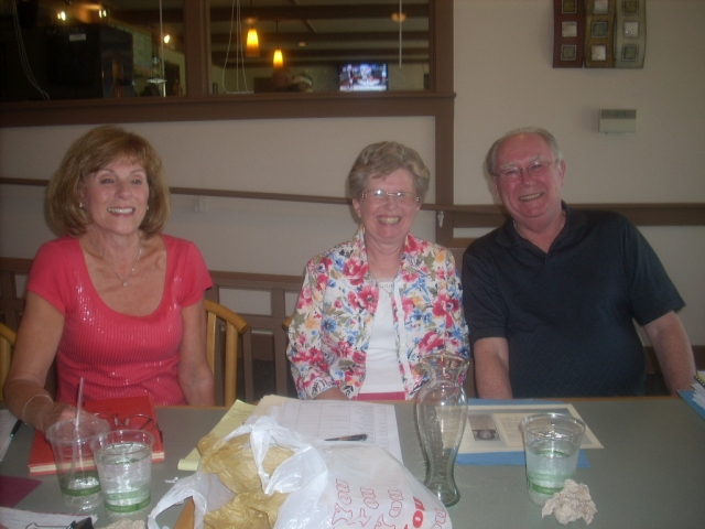 Karen Kasemeier Patton, Kathy Irwin, and Jim Halmo