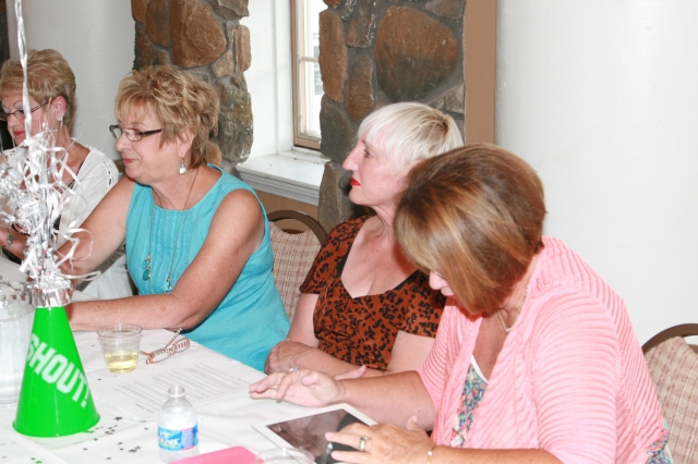 Ladies of the Class of 68: Sherry Turnbaugh Sada, Barb Hess Tornstrom, Sue Stief McCord, (Patt) Tricia Shaffer Beeler