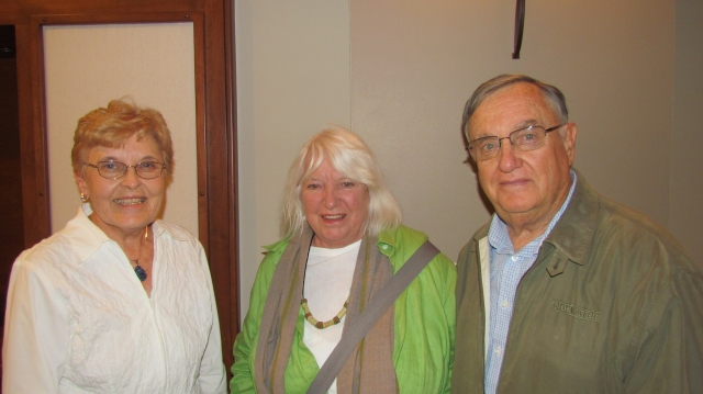 Beth Freckleton Julian, Virginia Guilford, and Jerry Julian