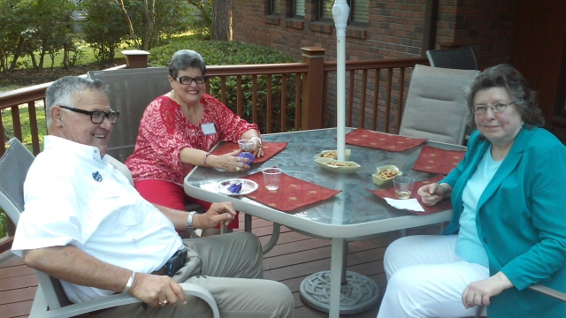 Bill and Linda Townsend with Frances Eubanks