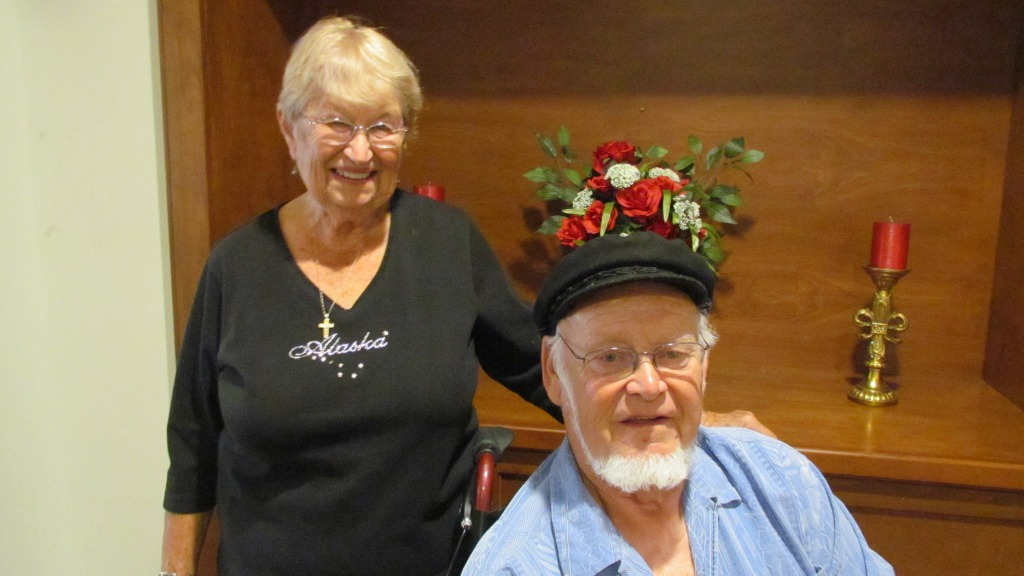 Sharon and Keith Sutherland
(The flowers are not on his hat!)
