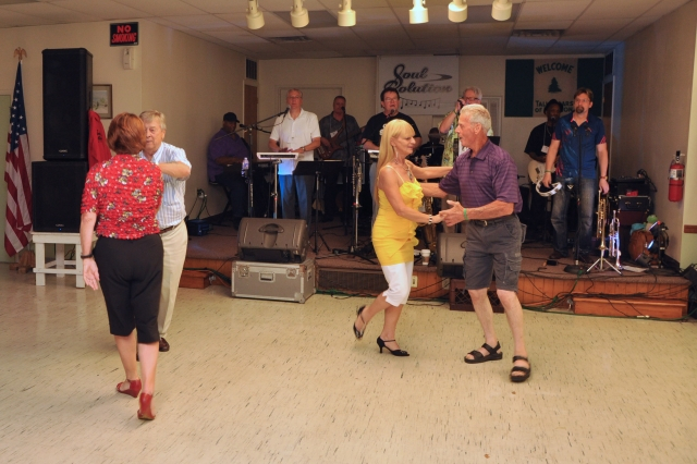 Part of CD Ram-Jam-2013 Album-by Paul Holtzman.  A couple of brave souls got the dancing started, then everyone joined in.