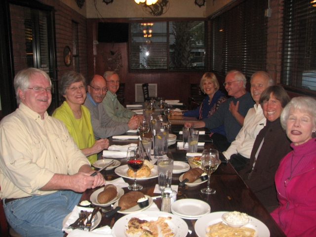 Dub,Susan,Mike,Davis&Judi Rembert, Richard Thompson,Judy Ahrano&Husband, Judy Lang