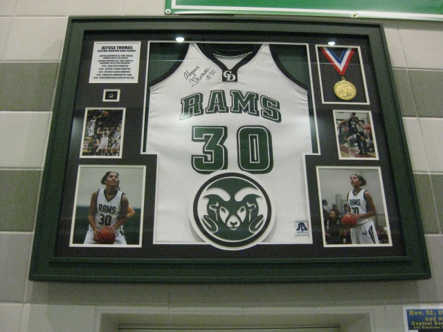 Alyssa Thomas, basketball record-setter for CD.