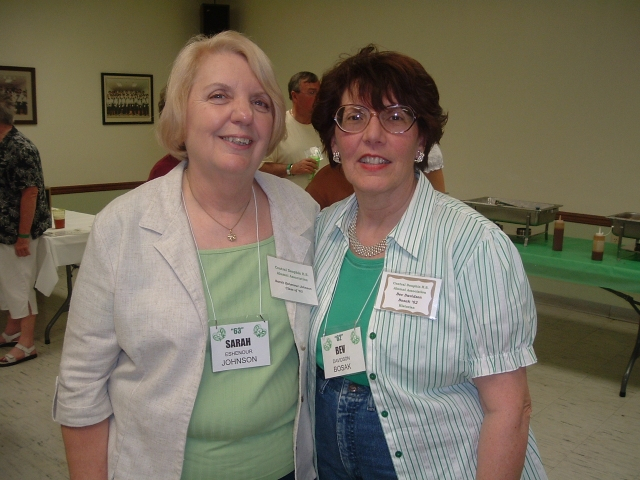 Sarah Eshenour Johnson 63 and Bev Davidson Bosak 62