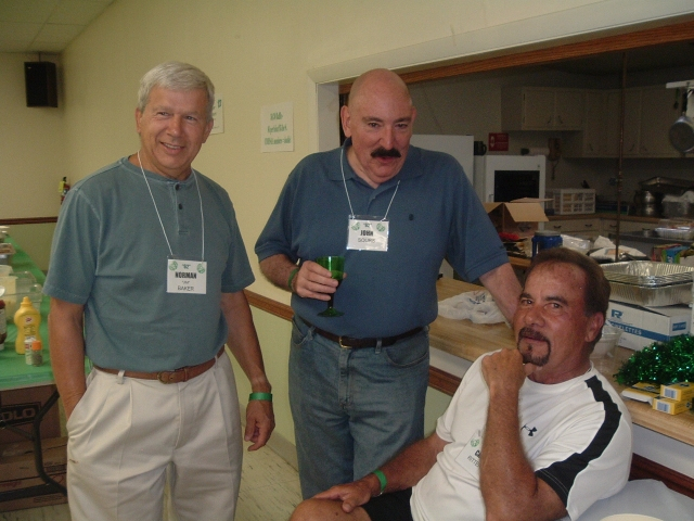Norman Jim Baker, John Sours, and Cal Ritter, all from the class of 62.