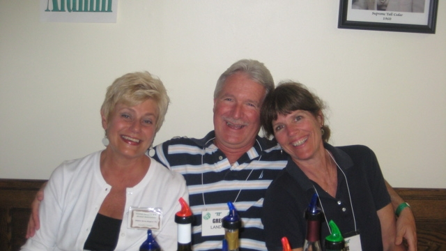 Debbie Gross Bayura 71, Greg Landis 72, and Sue Keller from West Hanovery Winery