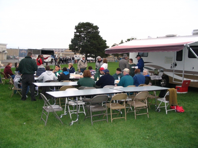The annual CDHS Faculty Tailgate.