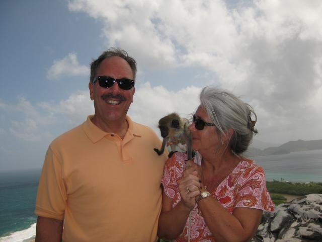 Jeff & Debbie Hoachlander. (No, we didnt bring the monkey home!)