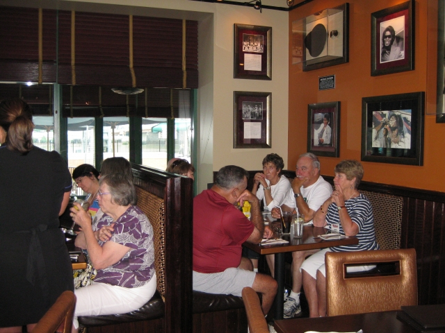 Lunch at the Hard Rock Cafe.