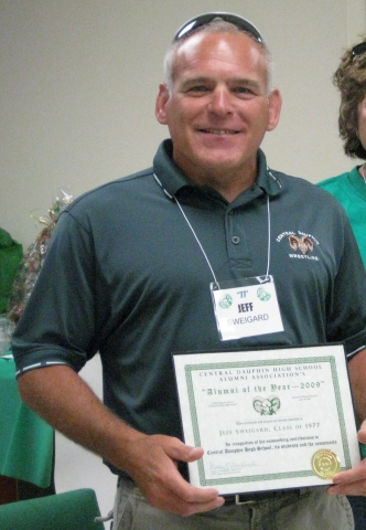 2009 Alumnus of the Year - our first recognition - Jeff Sweigard, Class of 1977