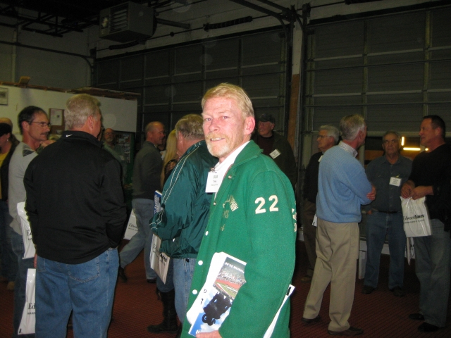Bob Trea 74 still looks good in his jacket.
