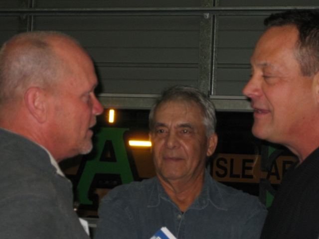 Larry Jones 73, Coach Dick Shiffert, and Mike Byrnes 73.