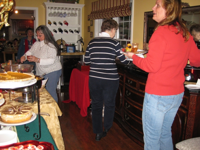 Deb Culhane, Nancy Thompson, and Linda Cernugel