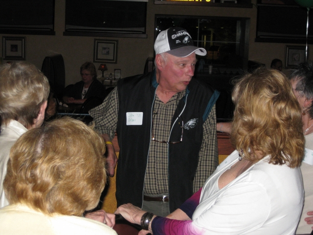 John Urban 59 entertains the girls.