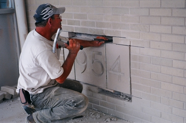 A little help from Bruce Wevodau, 69, to speed things along.