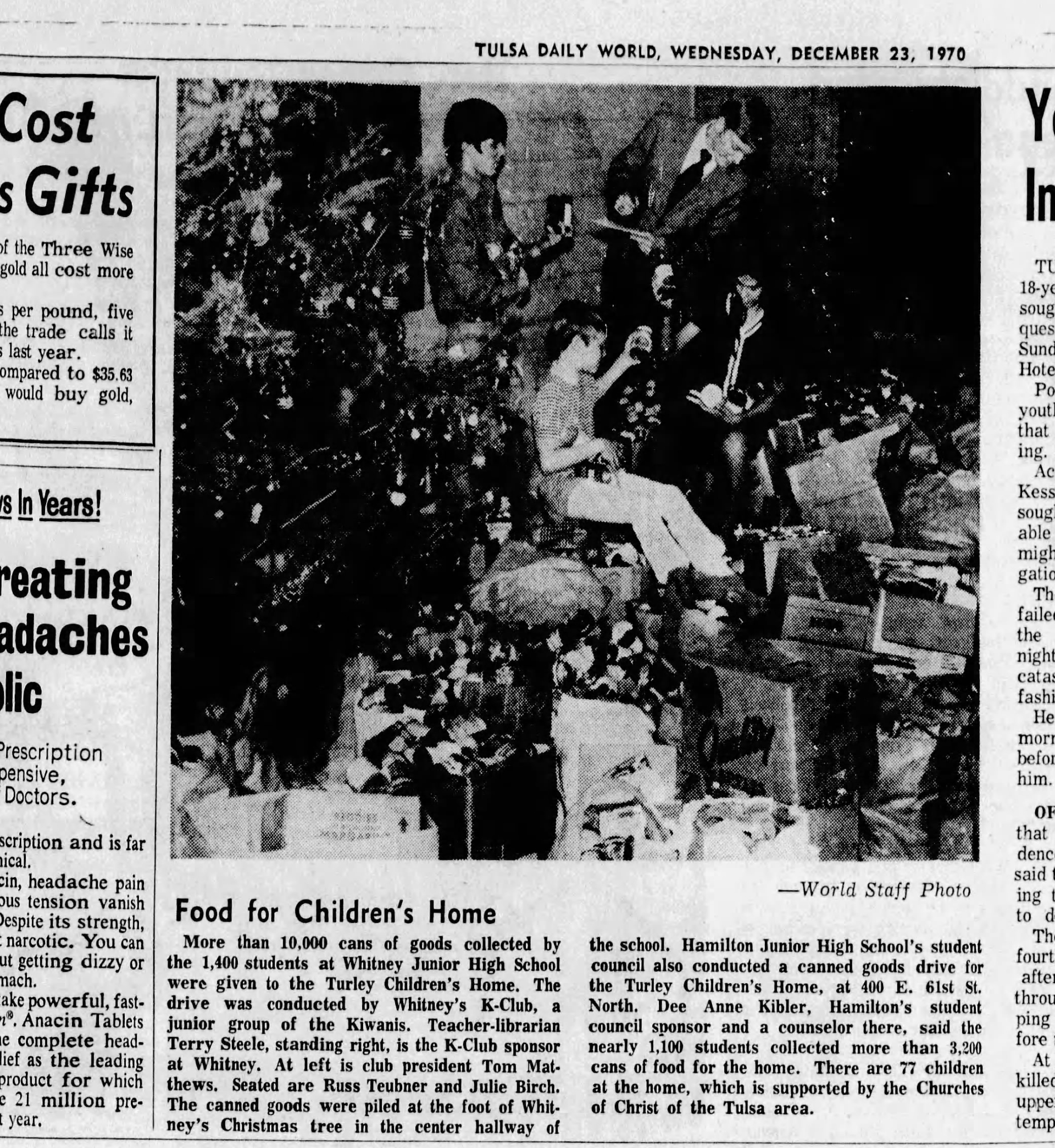 newspaper clipping