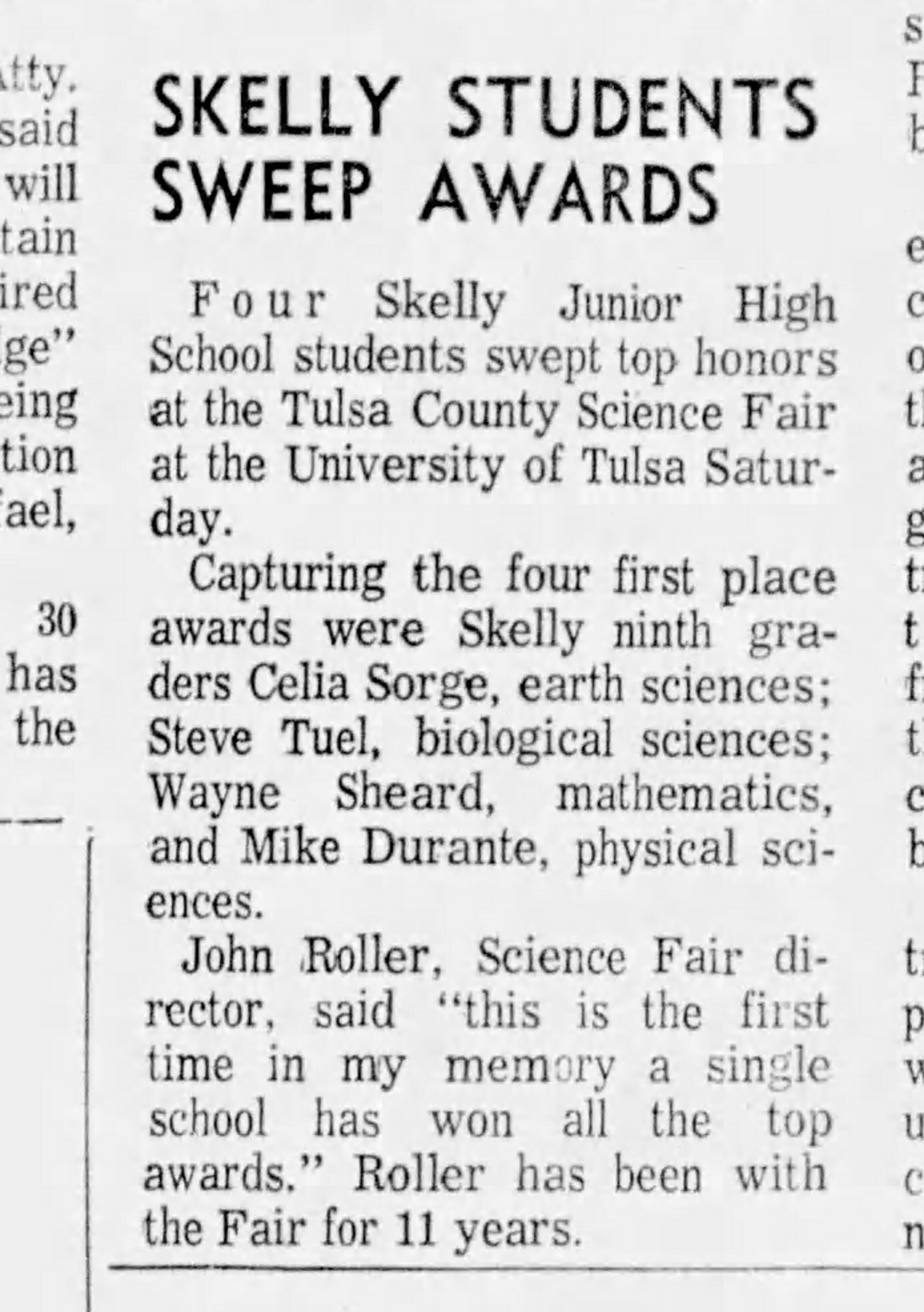 newspaper clipping