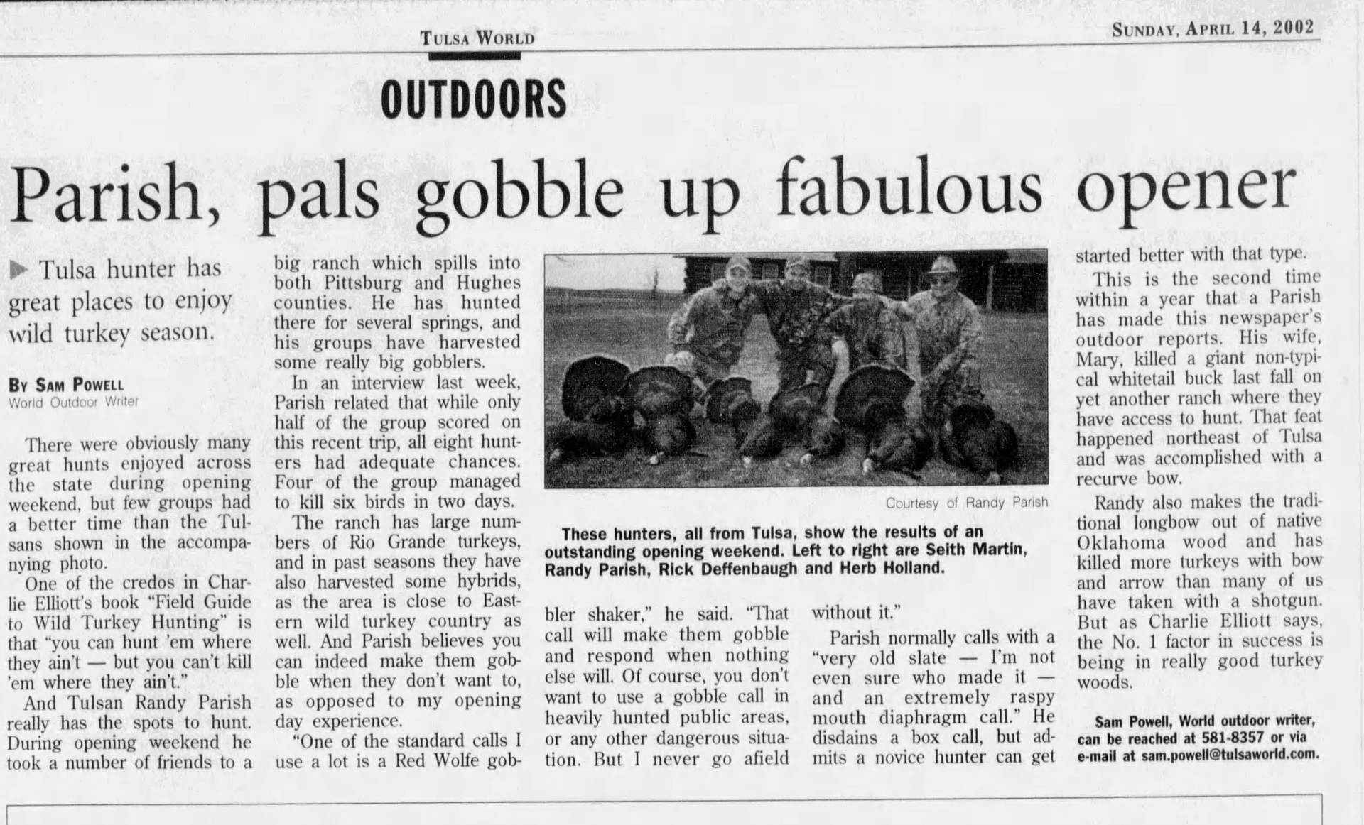 newspaper clipping