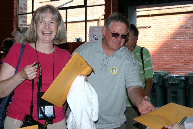 Alison Foley Young and Jim Larson
