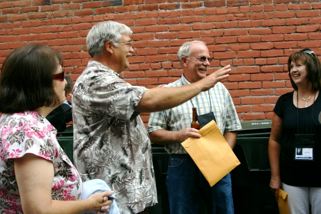 Mrs. Shaffer, Bill Shaffer, Mike Reif, Guest