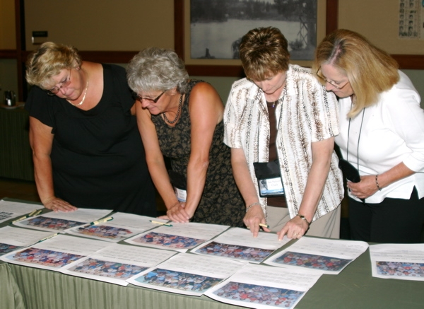 Sherrie Morris Nelson, Linda DeGree Bailey, Jan Palmer Clark, Kathy Gilley Vannice