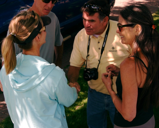 Guest, Tom Riley, Bob Carson, Jane Burkholder