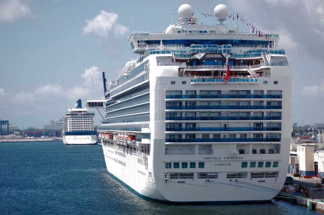 Backside view of our ship.
