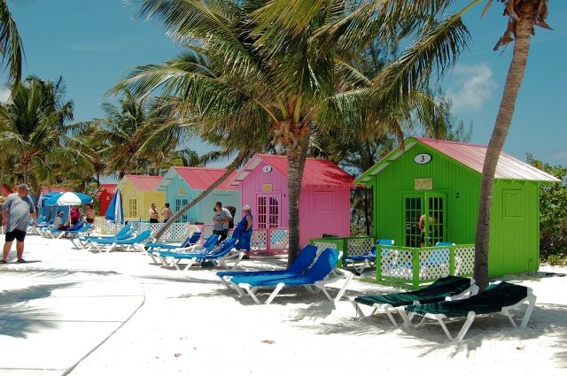 Cabana houses for rent -- we didnt rent one.