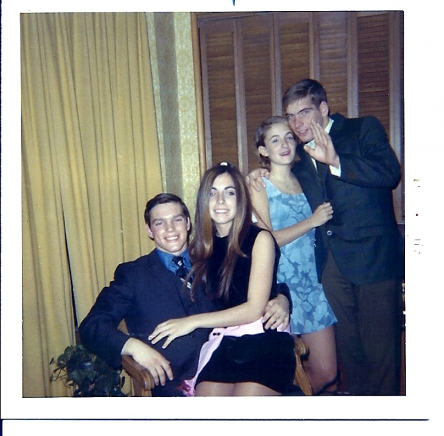 Homecoming 1969-John Cotton,Susie Keer,Nancy(Toots)Armstrong,Doug Potts